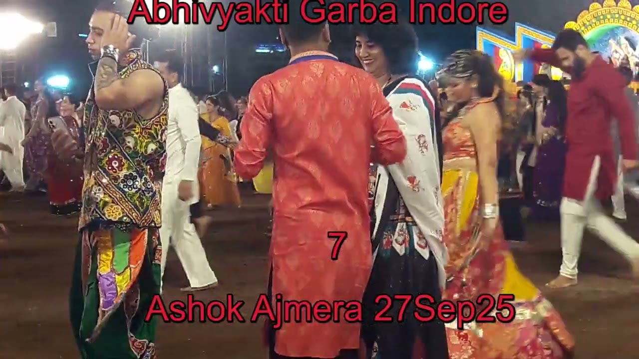 Abhivyakti Garba Indore 2025 | 7 Biggest Garba Event in Indore | Navratri Celebration
