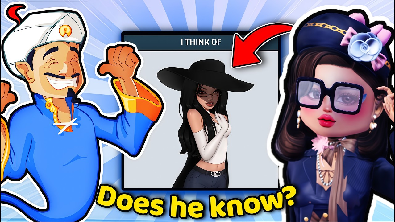 Сможет ли AKINATOR угадать наряды персонажей, чтобы произвести на них впечатление? | Roblox