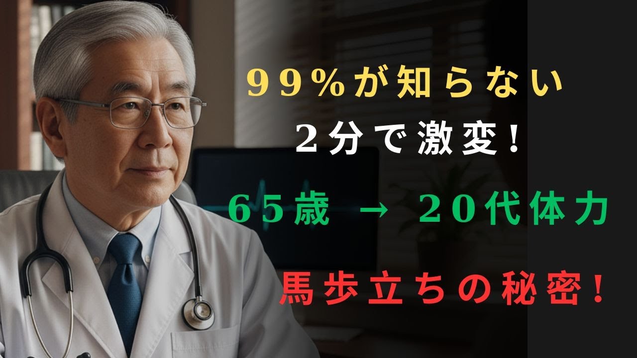 【99％が知らない】毎日馬歩立ちをするとどうなるか | シニア健康法 | 高齢者の知恵 | 人生のアドバイス | オーディオブック