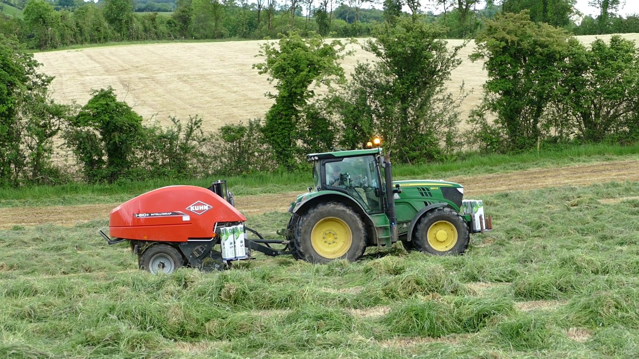Kuhn Round Baling County Monaghan