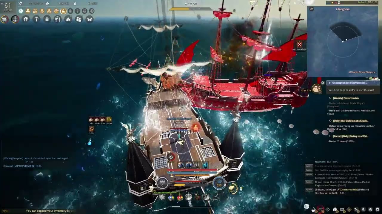 Chill Grind Margoria Ocean PVP [BDO - Sailing]