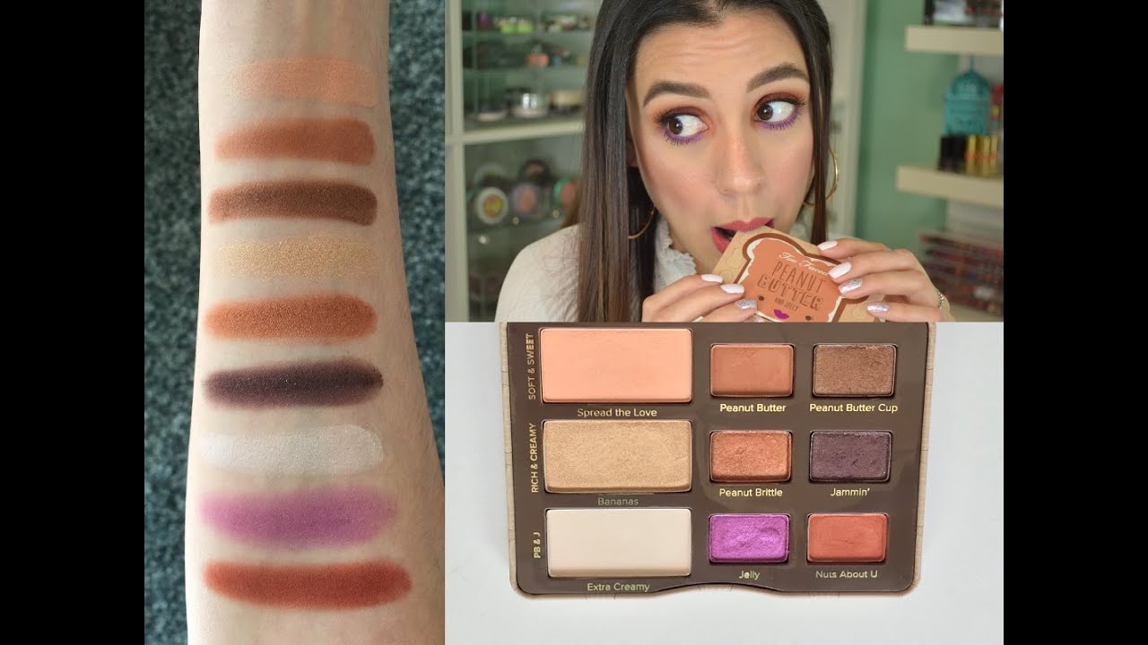Too Faced Peanut Butter & Jelly Palette | Review + Swatches