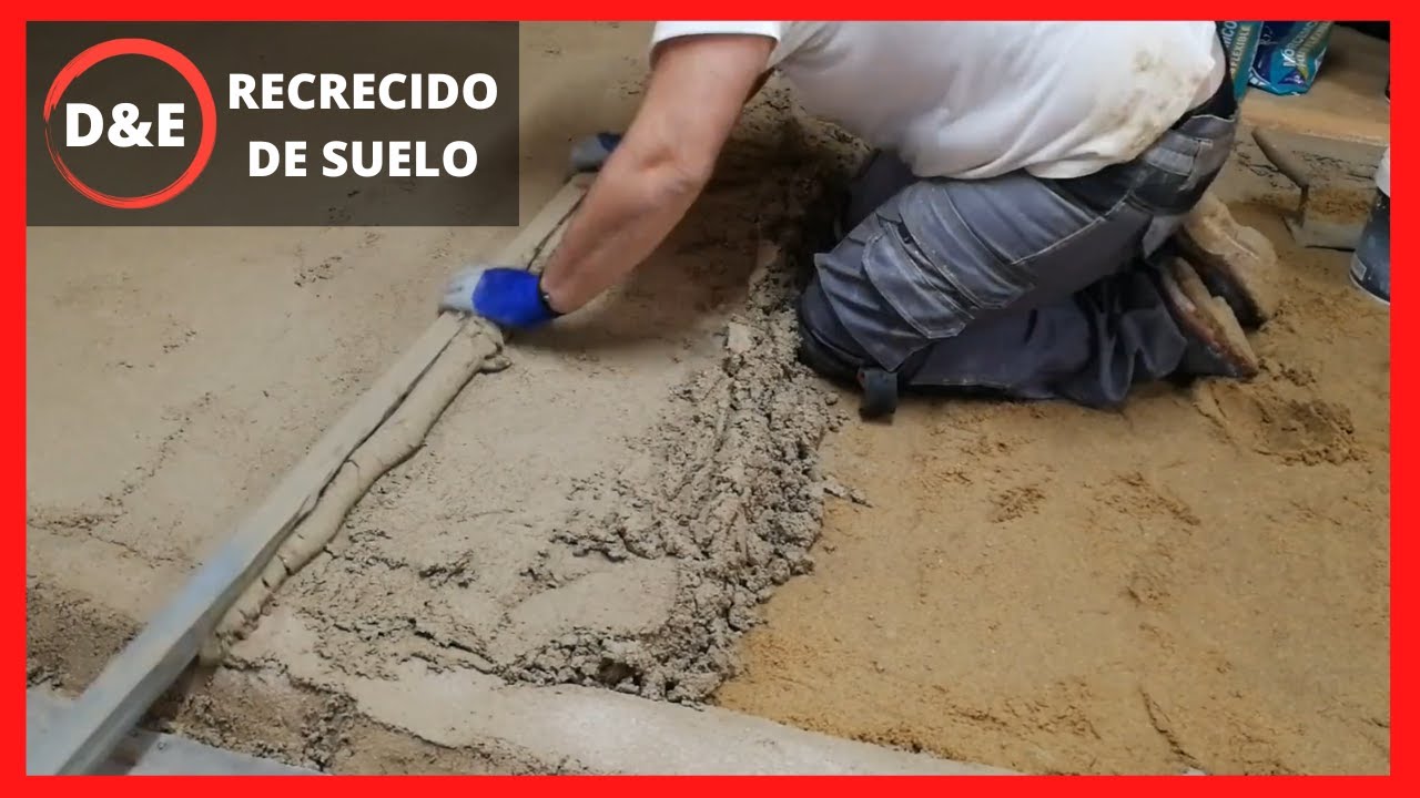 Nivelar suelo con mortero // Recrecido de suelo  // Suelo maestreado // Reforma móbil home 1#