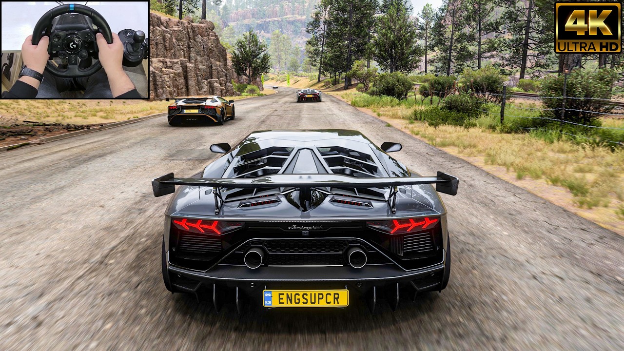 Lamborghini Aventador SVJ 1240HP VS Hypercars - Forza Horizon 5 | Logitech G923 Steering Wheel