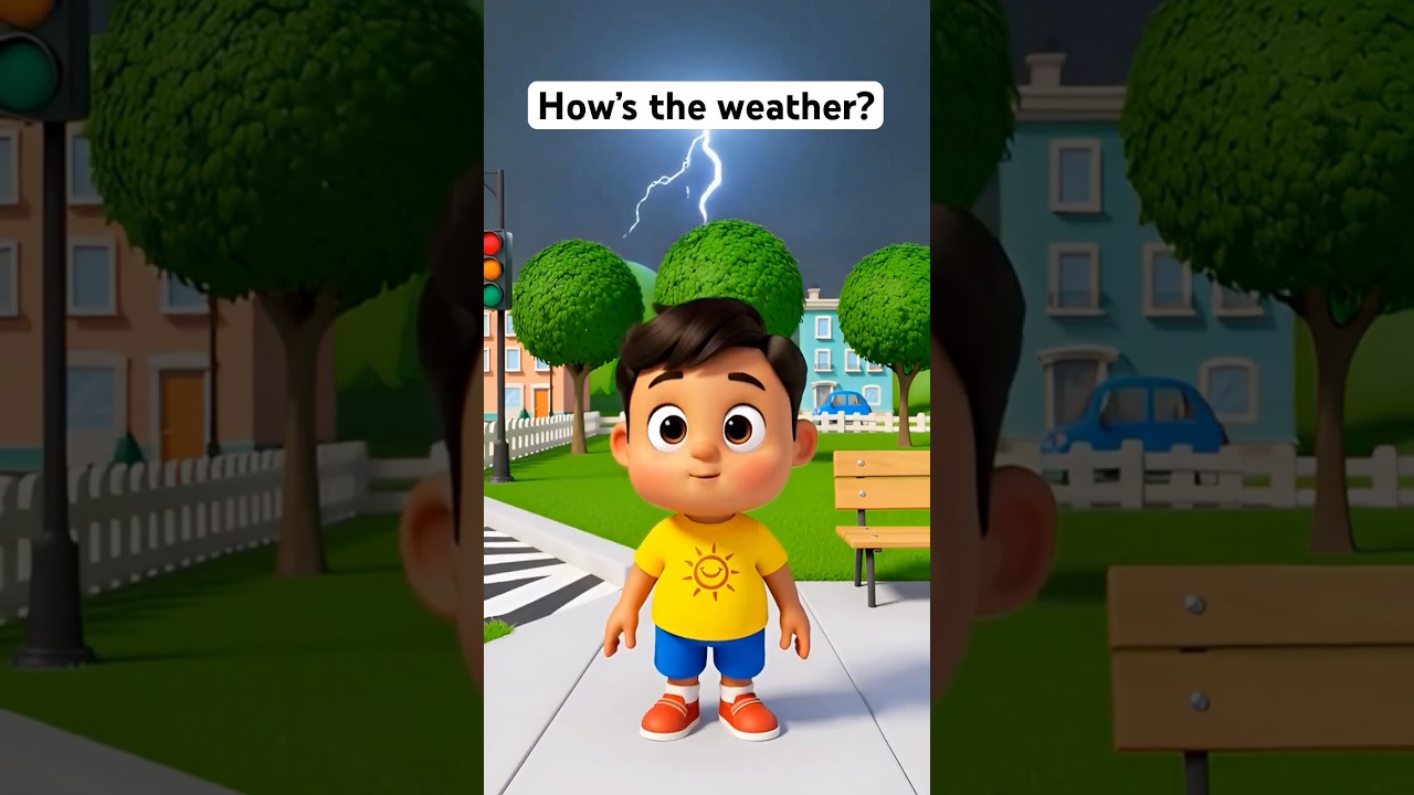 🌦️The Weather Today🌧️❄️| Sunny, Rainy, Cloudy & More | Enchanto Kids Rhymes and Songs #weathersong
