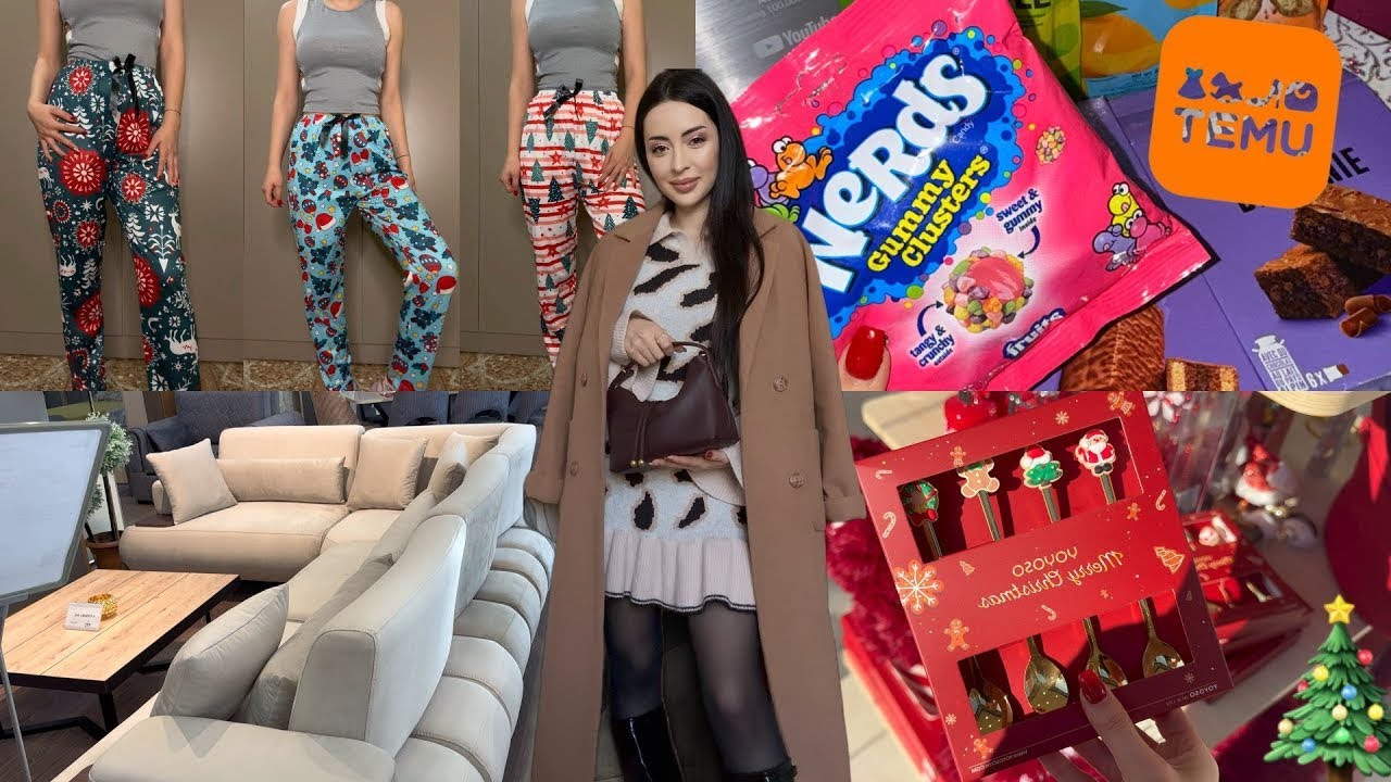 ВЫБИРАЕМ МЕБЕЛЬ ДЛЯ ГОСТИНОЙ 🤍 Посылка Temu 🎄❤️ Vlog Ayka Emilly 