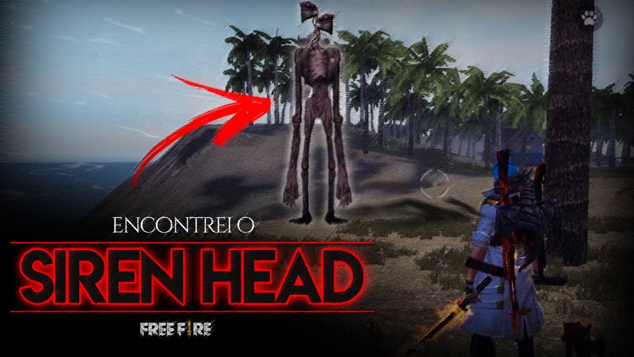 O SIREN HEAD APARECEU NESSA PARTIDA DE FREE FIRE (LENDAS DO FREE FIRE)