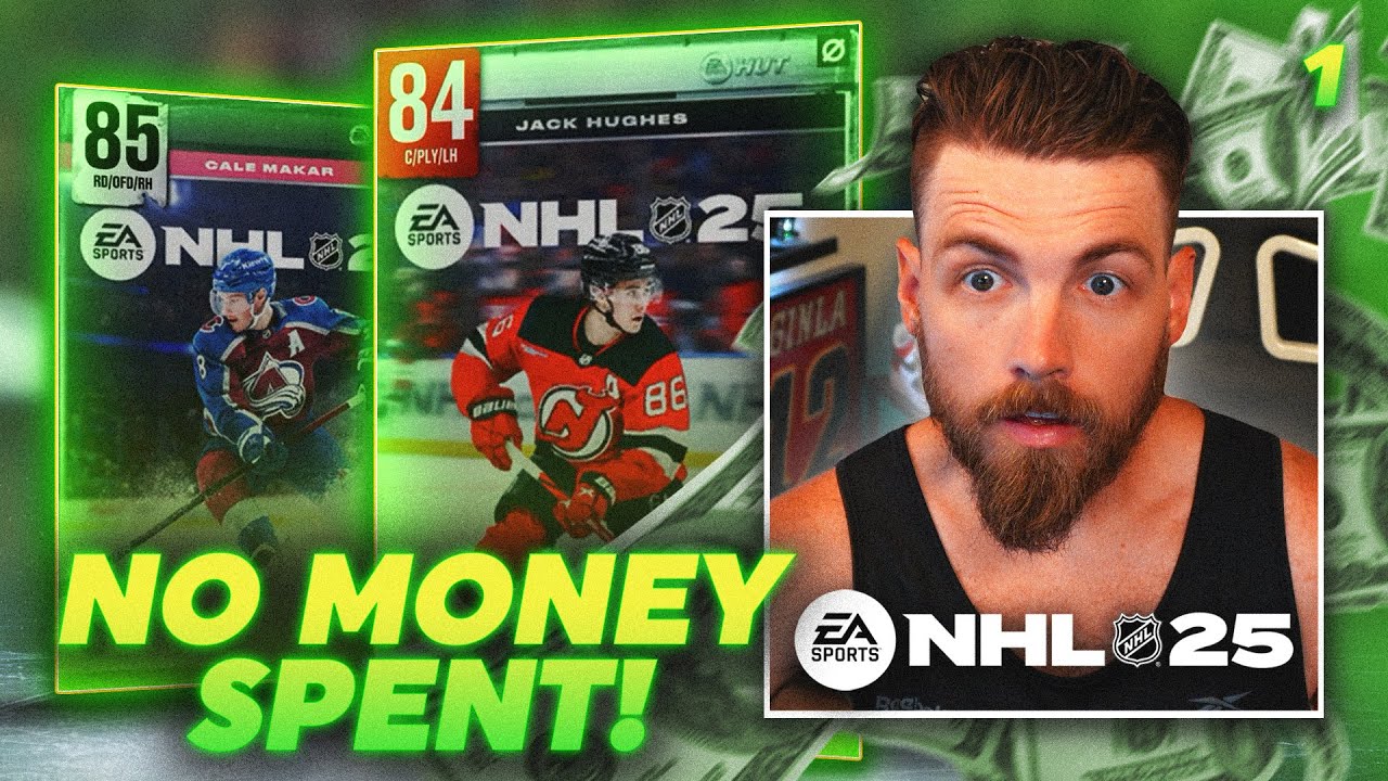 STARTING NO MONEY SPENT IN NHL 25!