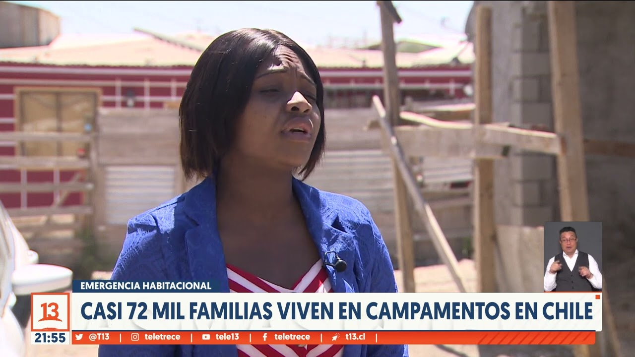 Más de 70 mil familias viven en campamentos en Chile