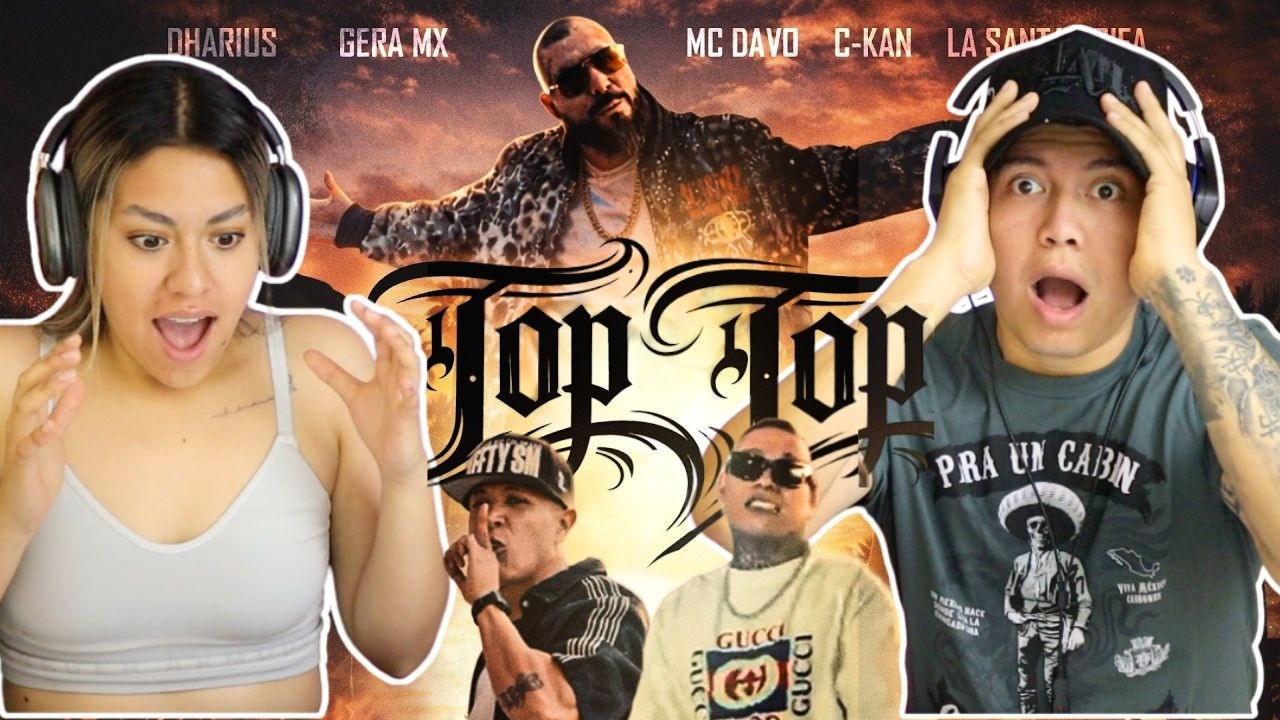 MEGA TIRADERA! ⚠️💀 Dharius, Gera MX, MC Davo, C-Kan, La Santa Grifa - Top Top [REACCIÓN]