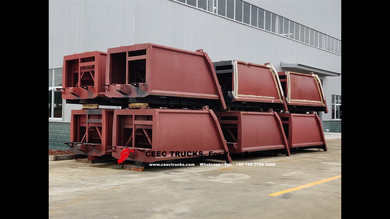 Factory stock for garbage compactor upper body kit