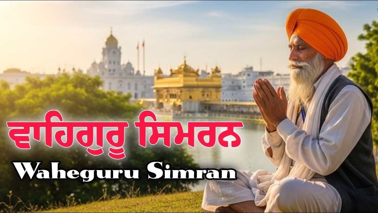 Waheguru Simran ~ ਵਾਹਿਗੁਰੂ ਸਿਮਰਨ ~ Waheguru Relaxing Music #waheguru #relaxing #meditation #wmk