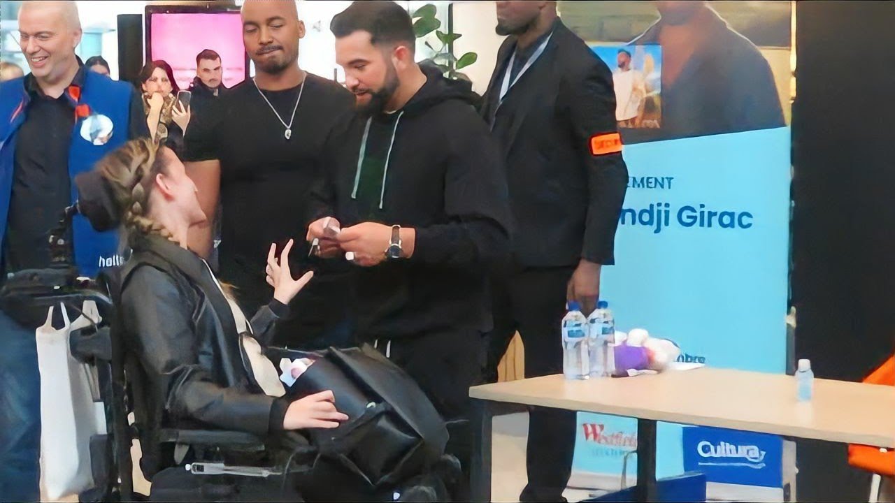 Dédicace de Kendji GIRAC, Partie 4. Humble & Bienveillant avec ses fans en fauteuil roulant (PMR) ❤️