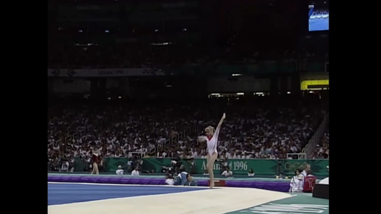 (No commentary) Alexandra Marinescu FX Optionals 1996 Olympics