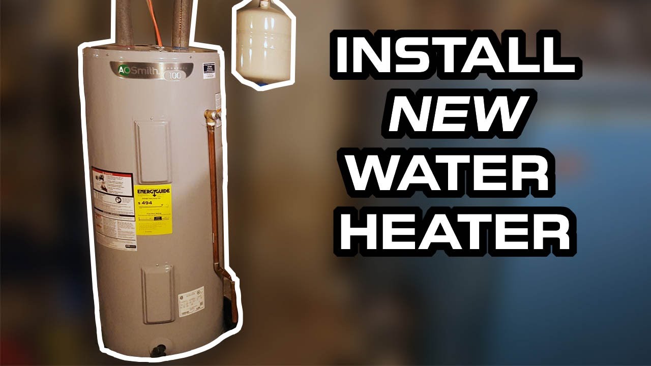Installing AO Smith Electric Water Heater by yourself | How to install water heater electric