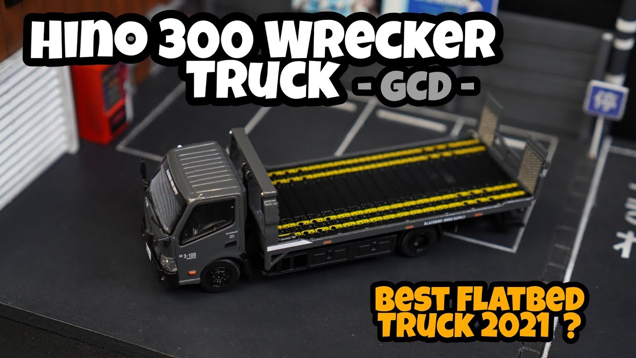 [Diecast Review Scale 1/64] : Hino 300 Wrecker Truck by GCD - Best Transporter Truck 2021?