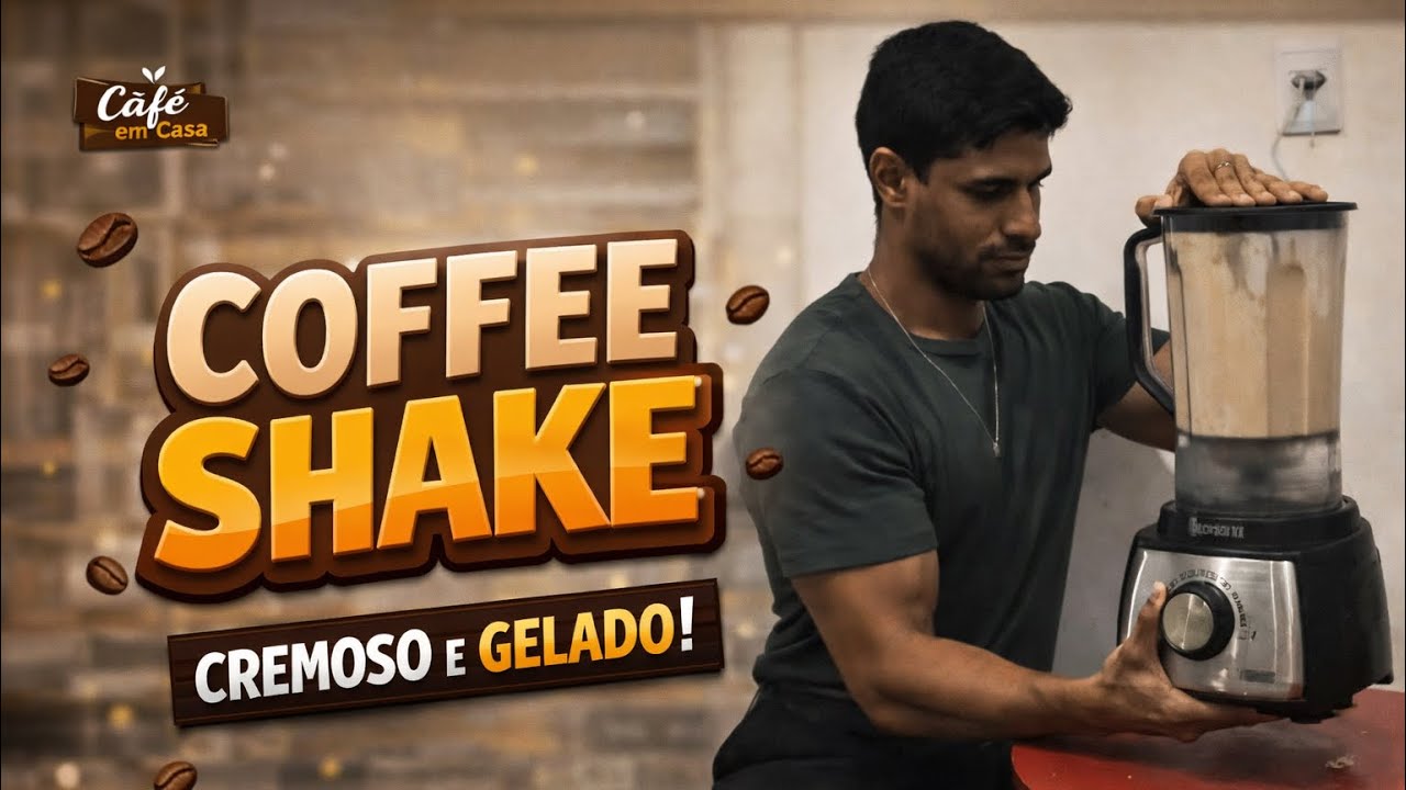 O Coffee Shake Mais Fácil da Internet | Café em casa