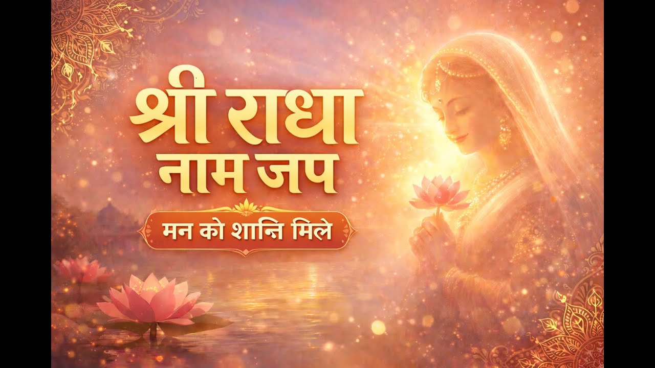 श्री राधा नाम जप | Radha Naam Jap Meditation | Peaceful Bhajan for Mind Calm | LifeMantraTV