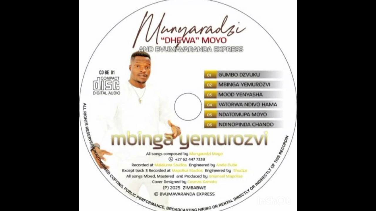Munyaradzi Dhewa moyo and Bvumavaranda express song Mbinga Yemurozvi album Mbinga Yemurozvi 2025