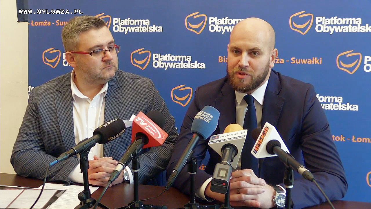 [NA ŻYWO] Briefing prasowy PO w Łomży dot. Via Baltica