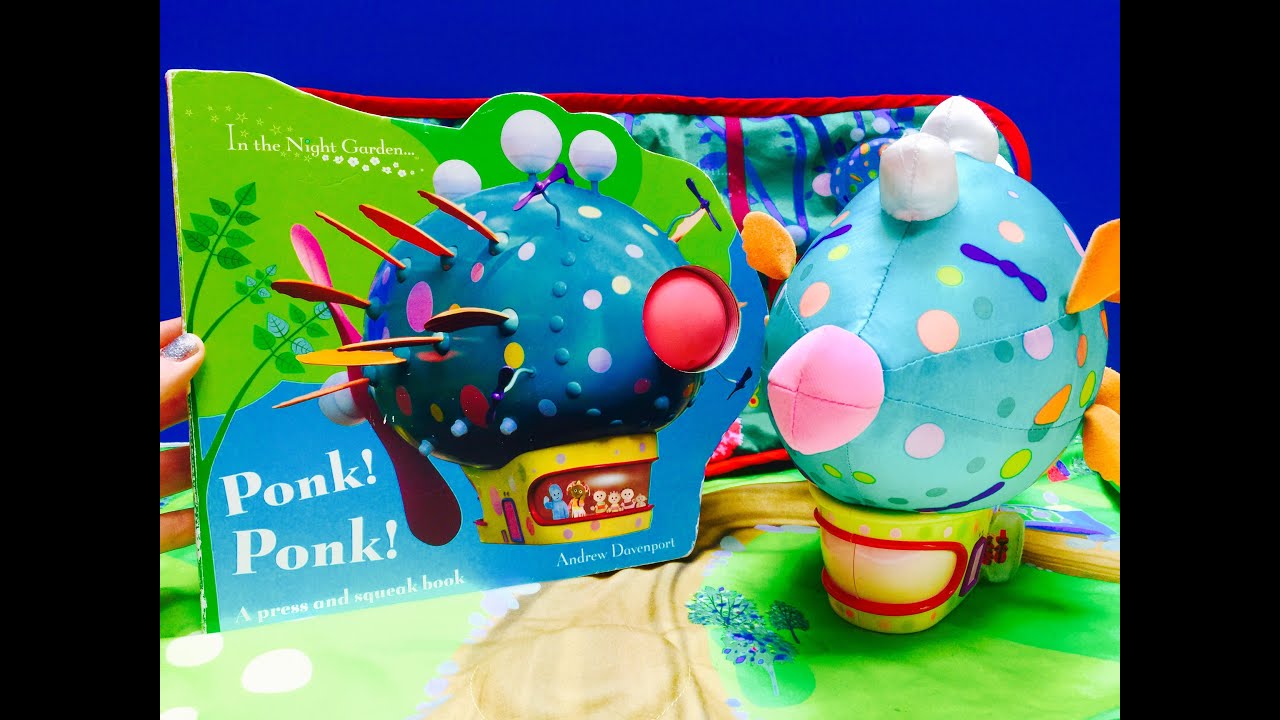 PINKY PONK Read Along Sqeeze Ponk Ponk Sound Kids Book!