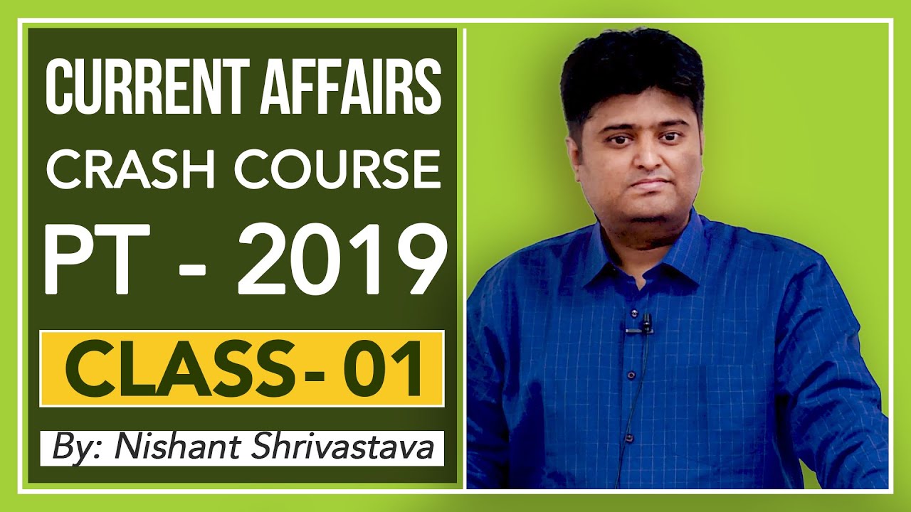 Current Affairs Crash Course For PT 2019 - (Demo Class)
