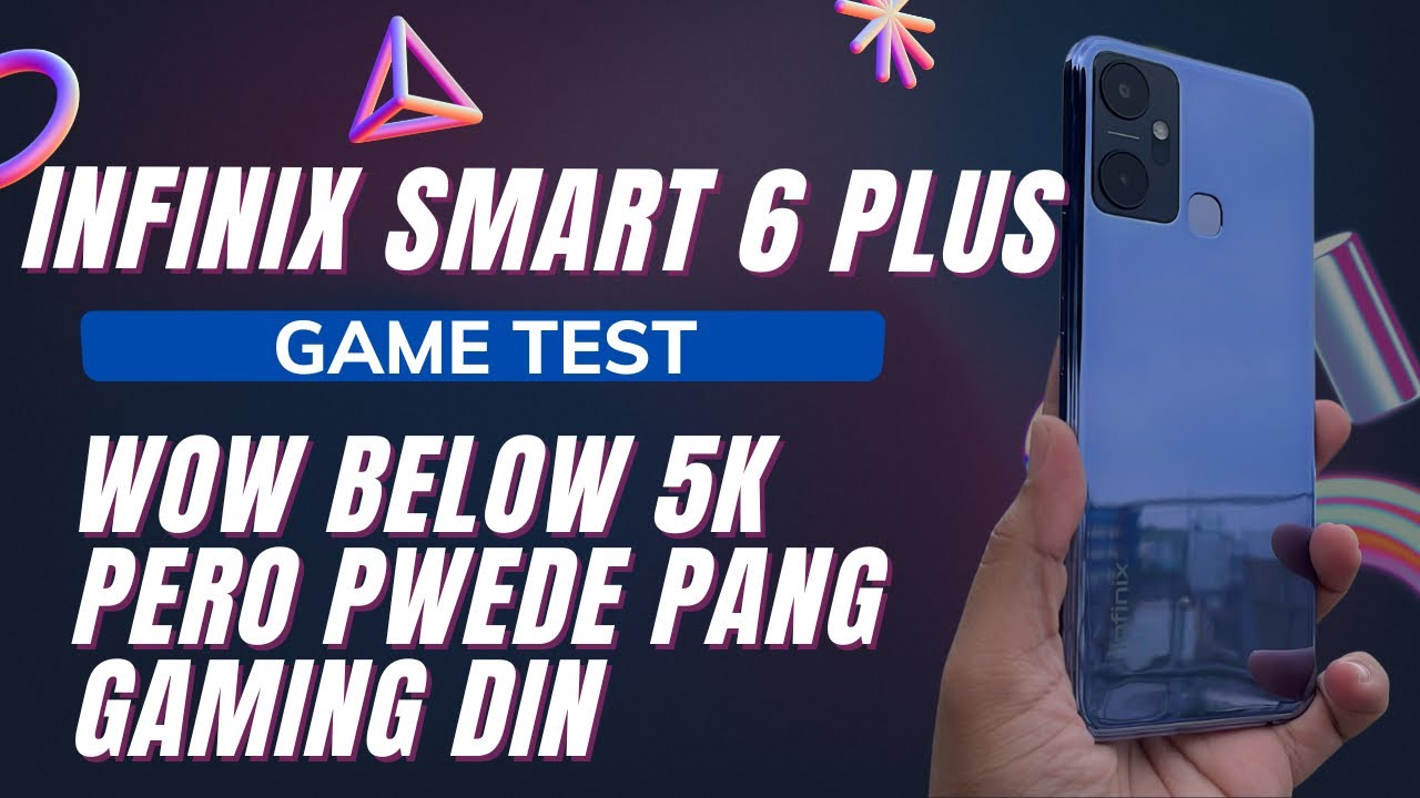 Infinix Smart 6 Plus Game Test Using 4G Data - Aba pwede din pala mag laro dito