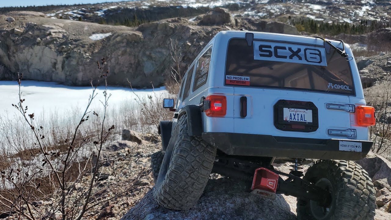Scx6 Jeep Wrangler JLU Axial Racing  ..Trail and Rock Crawl .. Backroads 4X4 Adventure #rcelf #scx6😀