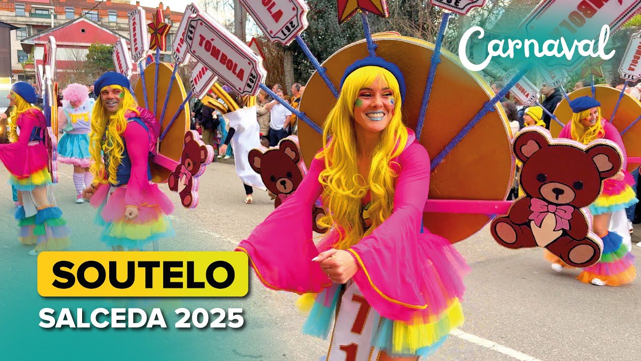 🎉 Comparsa Do BORRALLIÑO de SOUTELO - Salceda de Caselas 🥳 | CARNAVAL de Salceda 2025 🎭