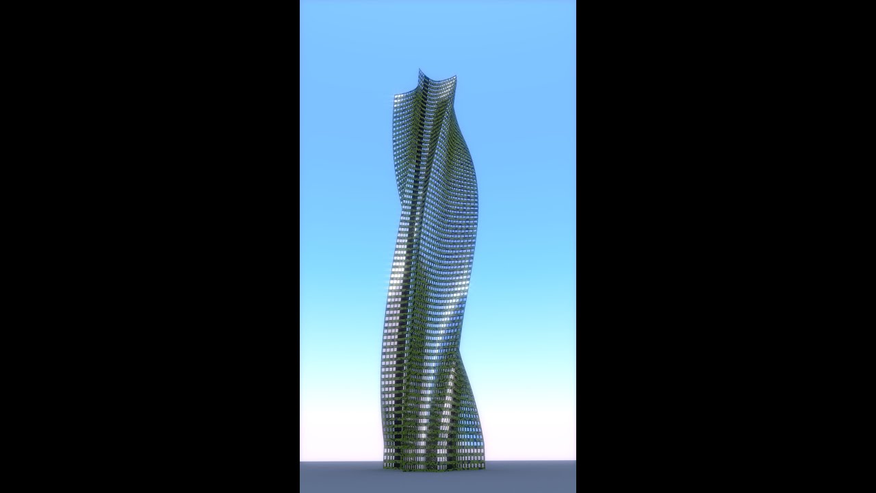 Blender modeling skyscraper / Tvorba futuristického mrakodrapu v Blenderu