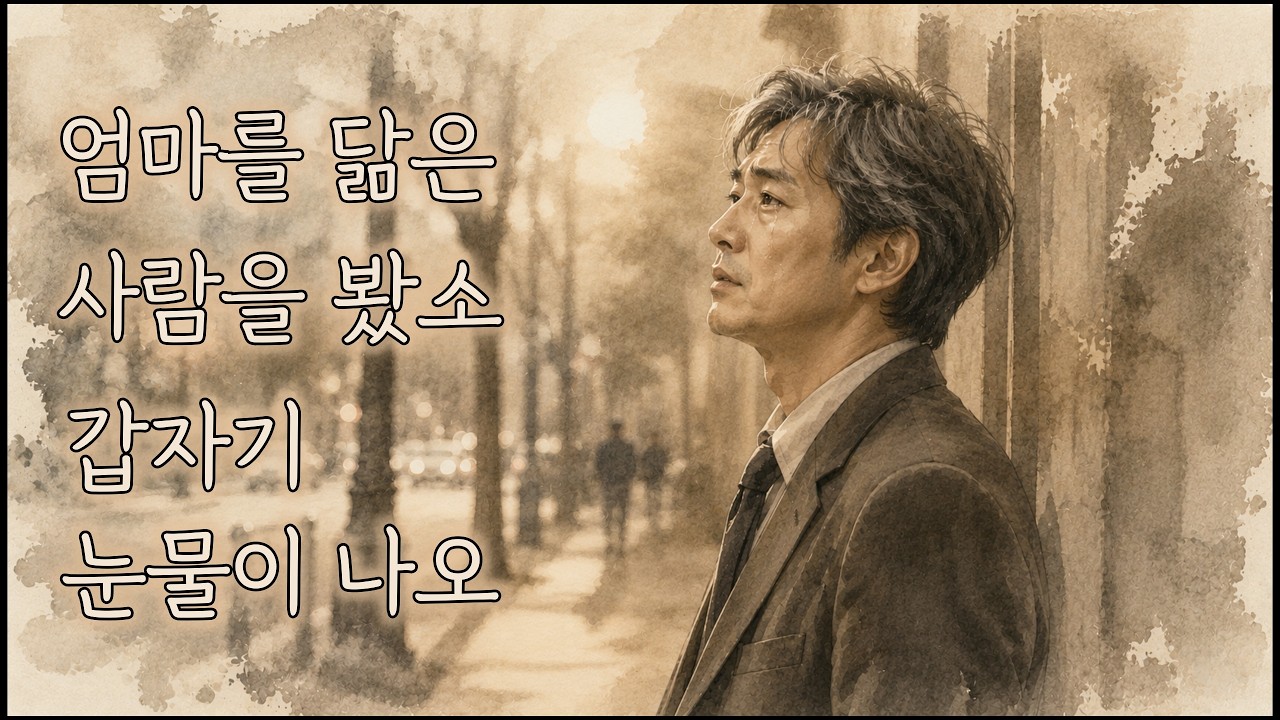 [그리움] 보고픈데 |  길을 걷다 갑자기 눈물이 나오