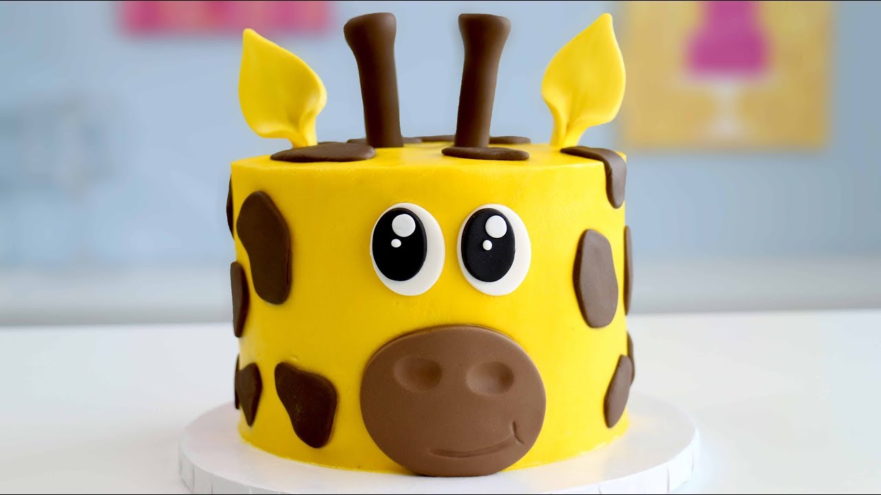 EASIEST GIRAFFE CAKE!