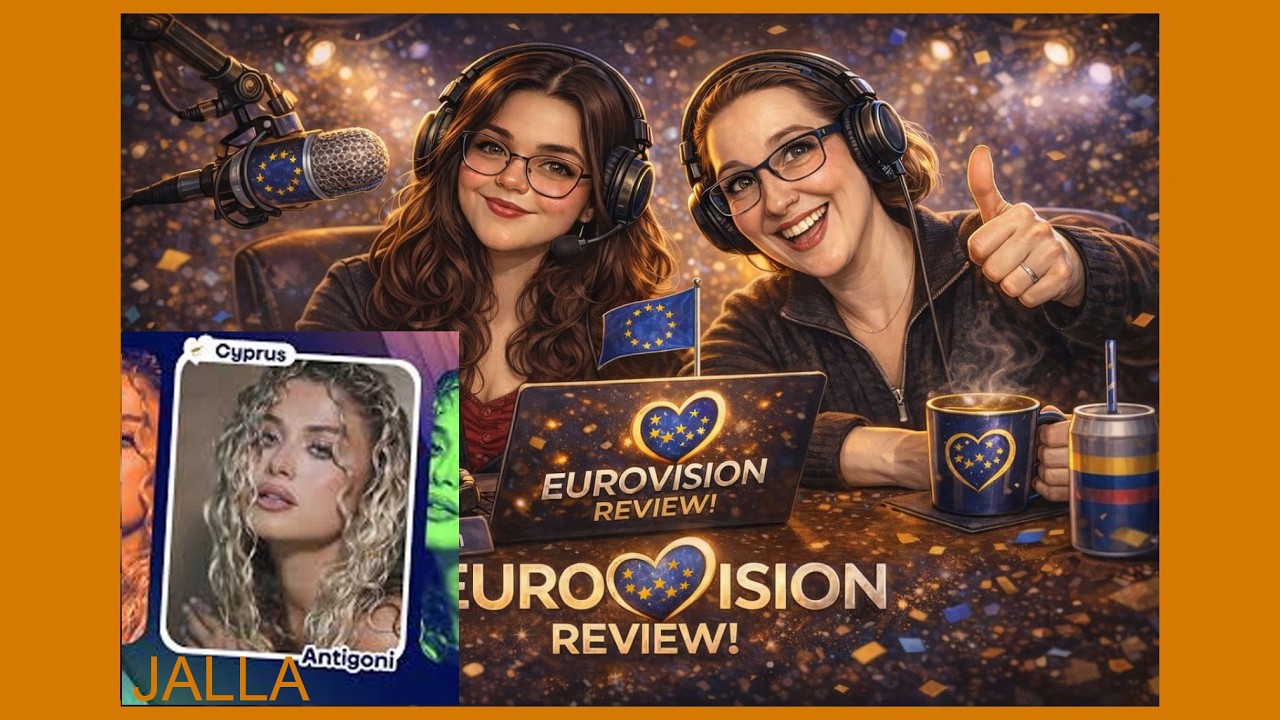 Eurovision 2026 reaction to Cyprus ANTIGONI - JALLA