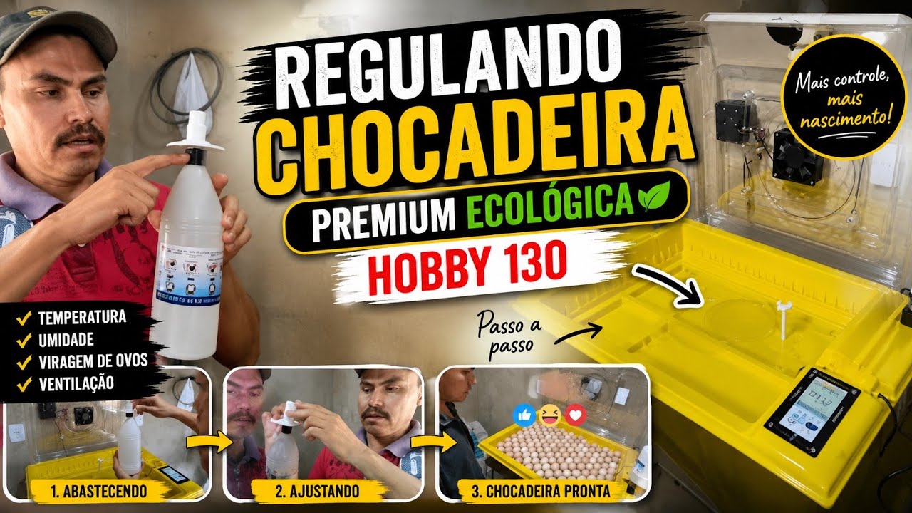 Regulando chocadeira Premium ecológica hobby 130 