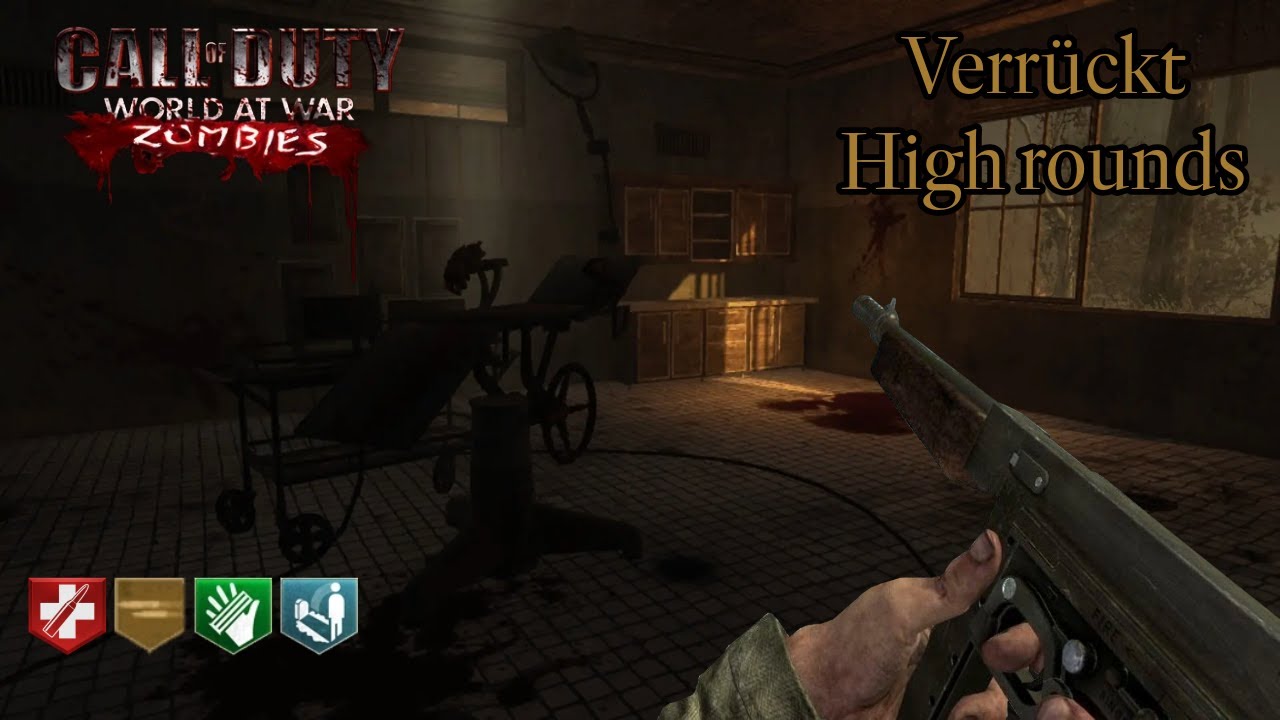 Twitch streams #2: Call of duty World at war. Zombies - Verrückt (High rounds)