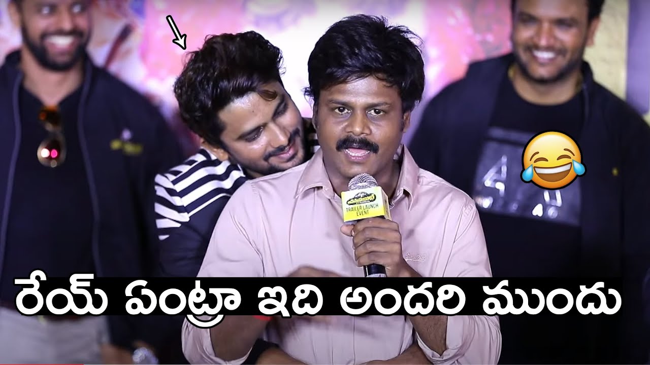 Sapthagiri Funny Speech at Unstoppable Unlimited Fun Trailer Launch Event