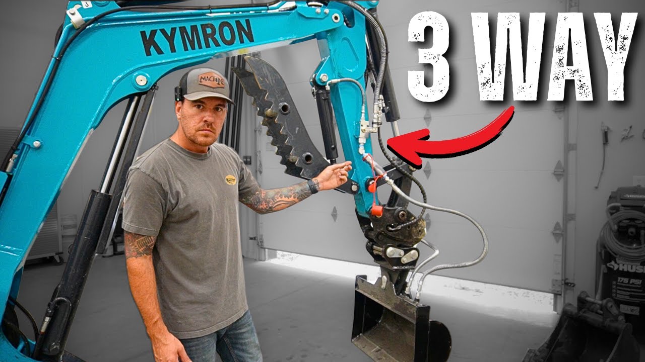 Installing A 3-WAY DIVERTER On My CHINESE EXCAVATOR...