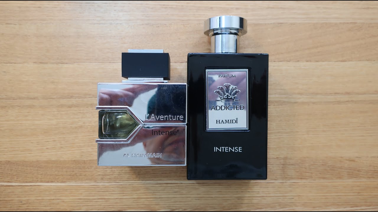 Hamidi Addicted Intense Pure Perfume 120ML VS Al Haramain L'aventure Intense EDP 100ml!!!