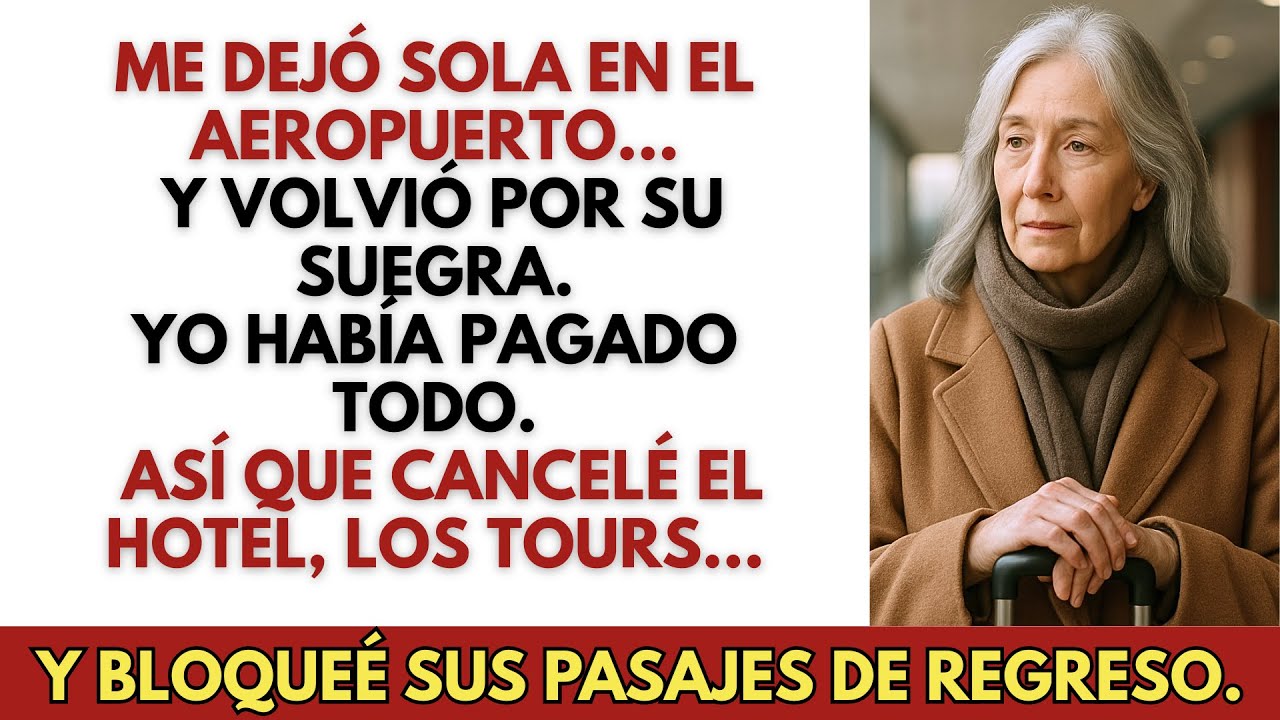 Me dejó por su suegra… pero yo tenía el control del viaje