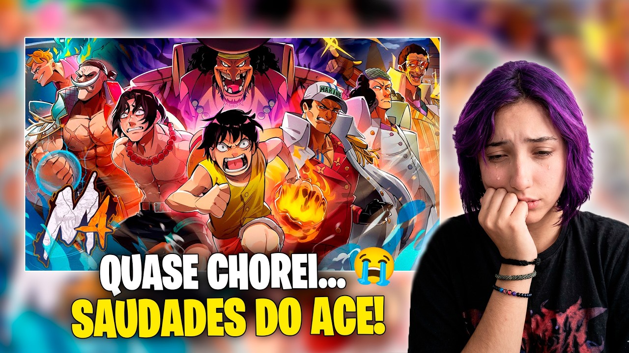 (QUASE CHOREI!) REACT Marineford (One Piece) - M4rkim | Hina React