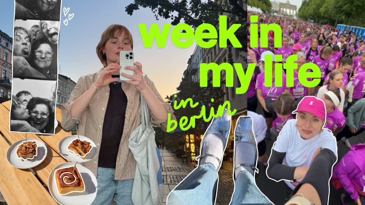 weekly vlog 💚 berlin-tipps, mein 10km lauf, familienbesuch, spreerundfahrt & sonnige tage in berlin!