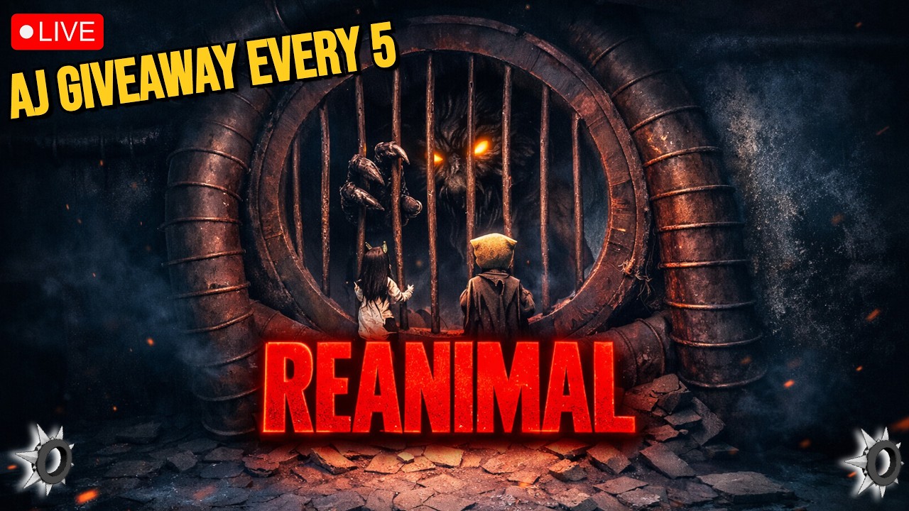 🔴 REANIMAL - Spooky Gameplay w/ @OtterlyCracked | AJ SPIKE COLLAR GIVEAWAY EVERY 5