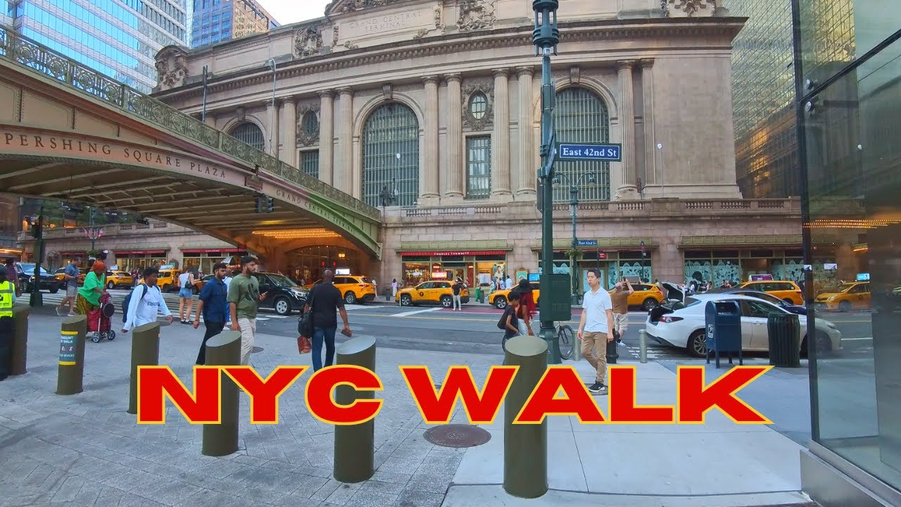 New York 4K Walk Tour | From Hudson Yards Vessel to Grand Central & Chrysler Building