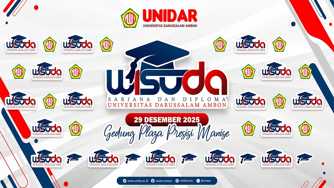 RAPAT SENAT TERBUKA LUAR BIASA UNIVERSITAS DARUSSALAM AMBON | WISUDA SARJANA & AHLI MADYA 2025/2026