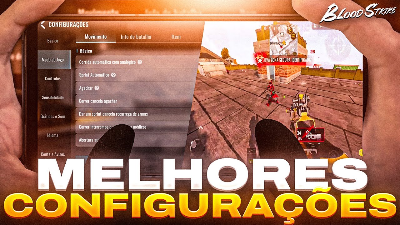 MELHORES CONFIGURAÇÕES DO BLOOD STRIKE! ⚙️