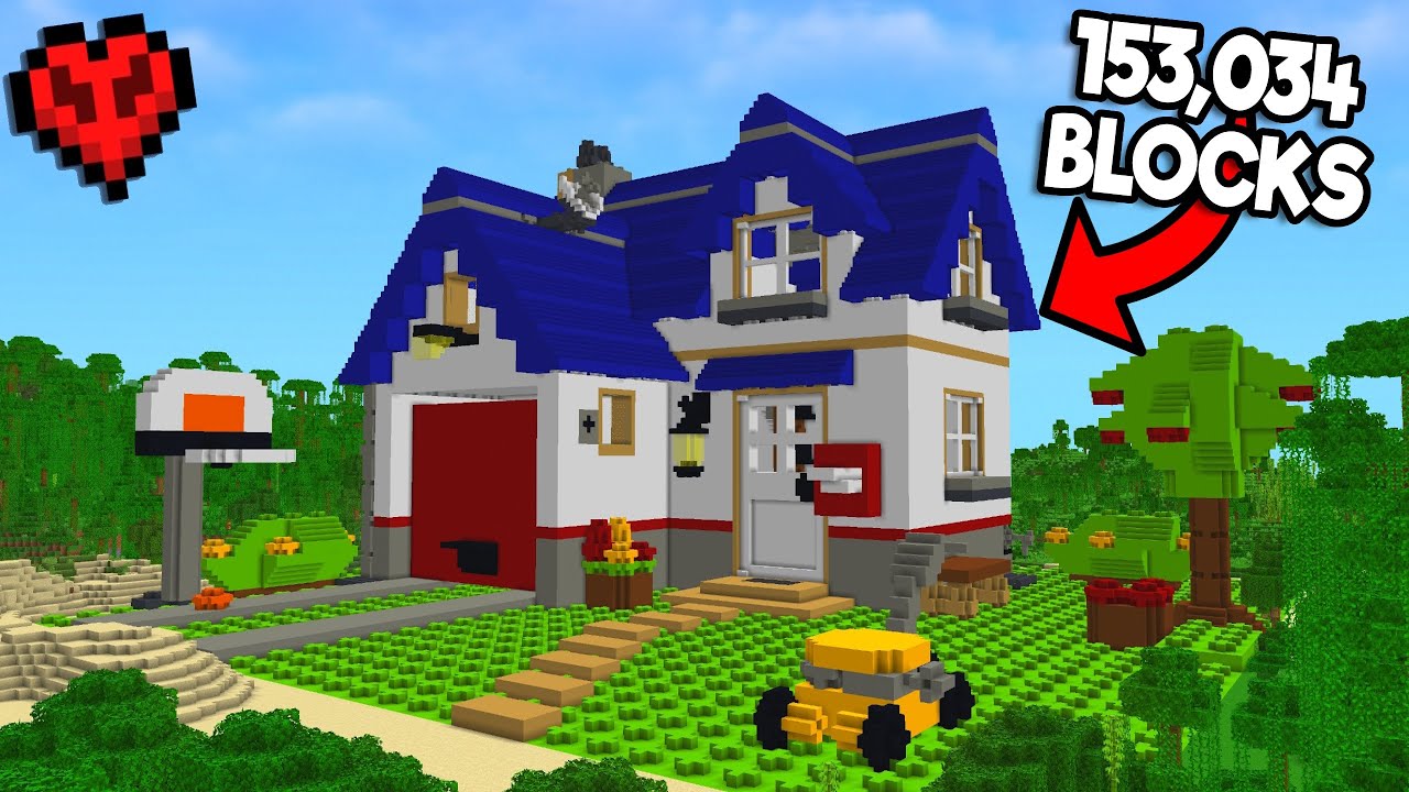 I Built a LEGO SET in Minecraft Hardcore