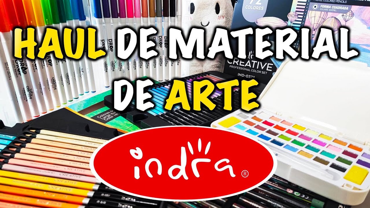 🎨 MI PRIMER HAUL DE MATERIAL DE ARTE 🎨 PAPELERIA INDRA