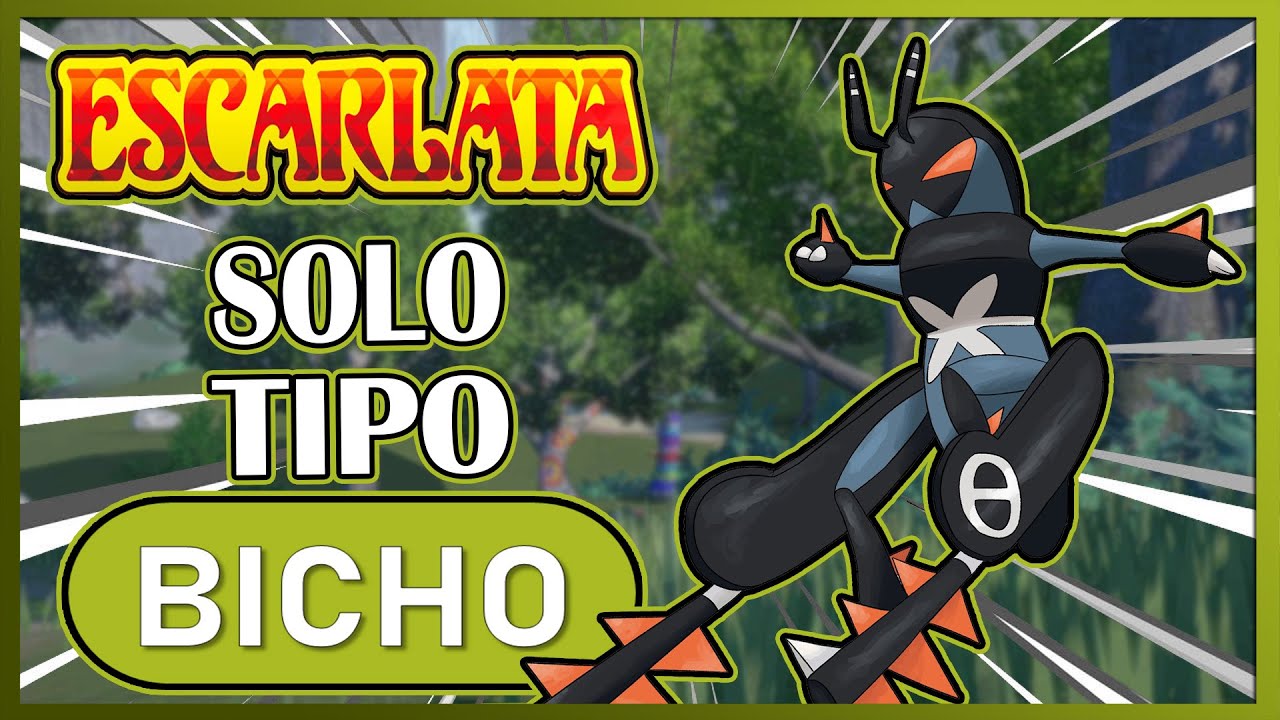🐛 [RETO POKÉMON] ¿ME PUEDO PASAR POKÉMON ESCARLATA SOLO CON POKÉMON TIPO BICHO?