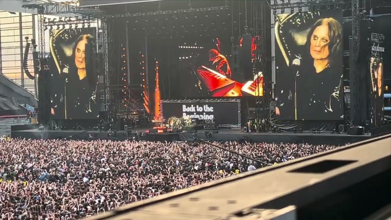 Ozzy's and Black Sabbath's full 1 hour Performance | 07/05/2025 | Back to the Beginning
