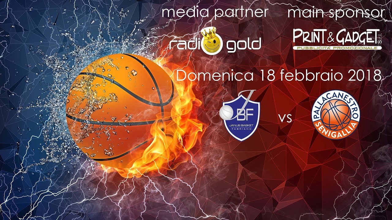 LNP Serie B 17/18 Ristopro Fabriano vs Goldengas Senigallia (gir. C)
